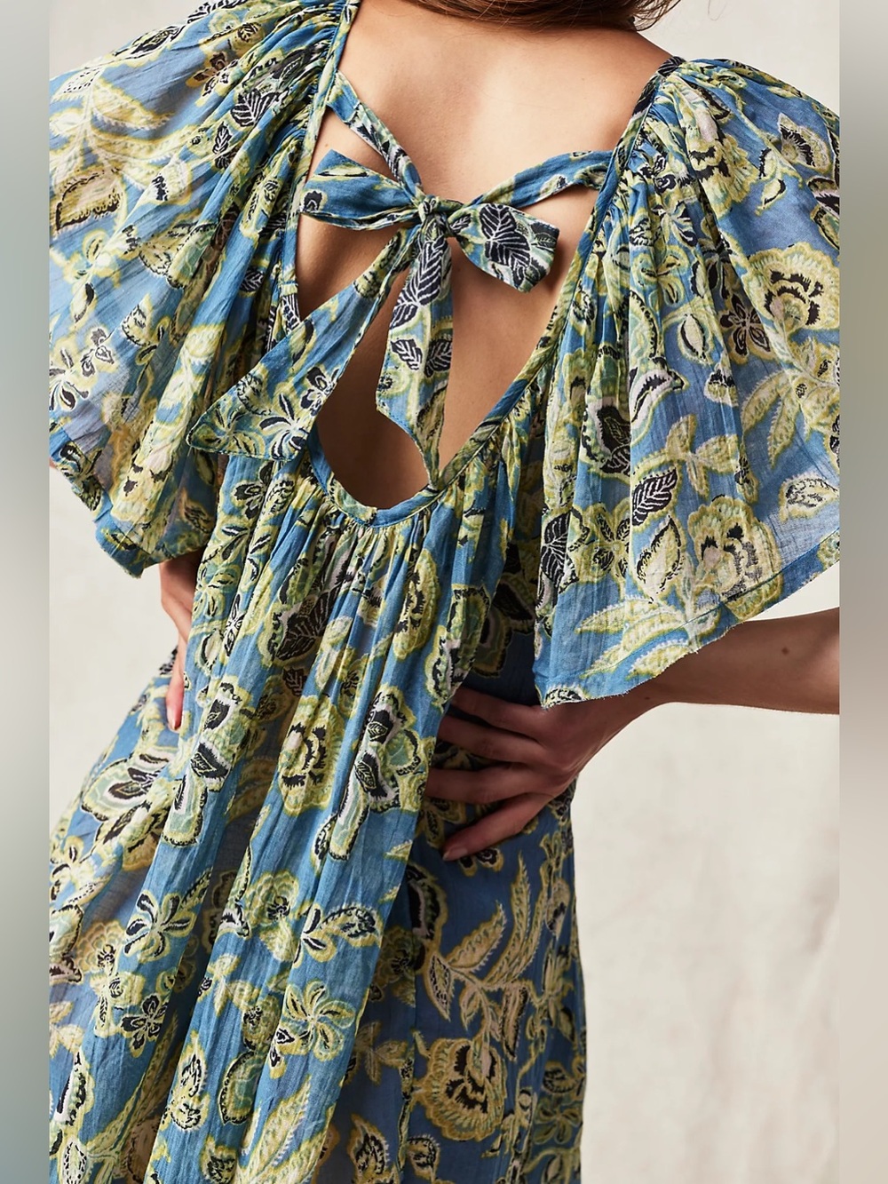 NWT Free People Kauai Getaway Printed Tunic size large - Picture 2 of 8